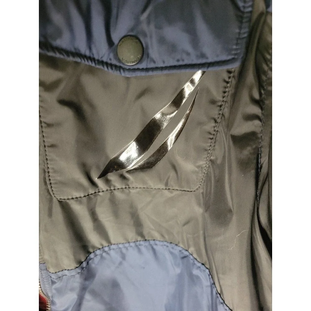 Nautica Color Block‎ Puffer Jacket Hooded Full Zip XL